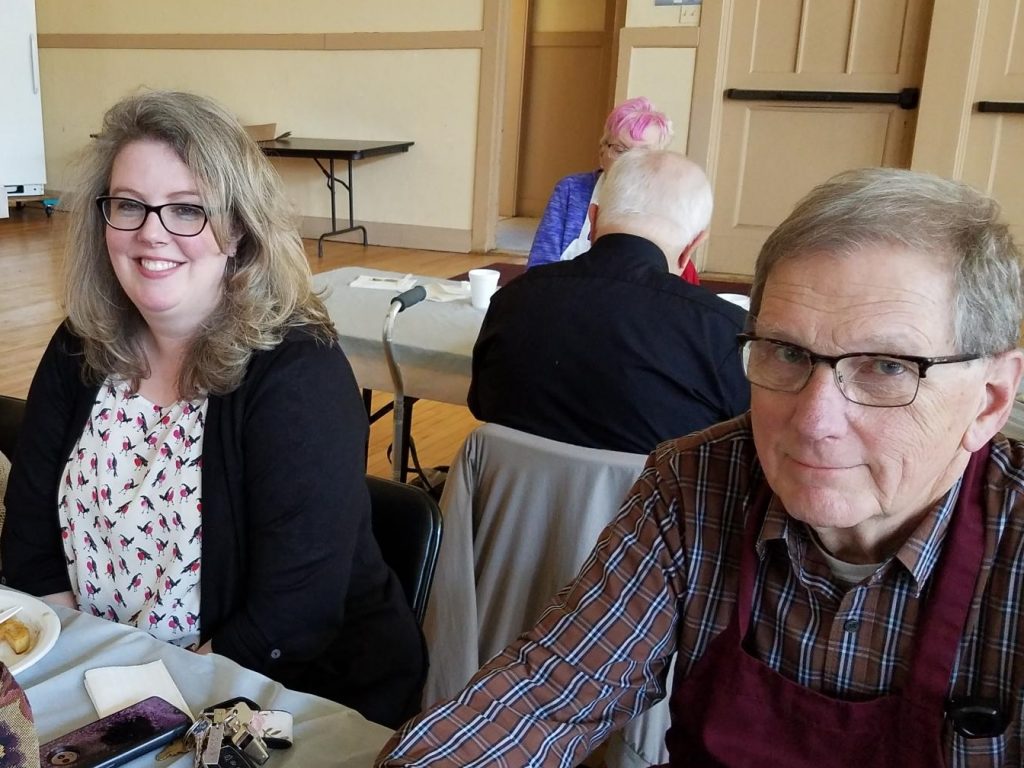 Bridget  and Chuck at 2019 Senior Luncheon