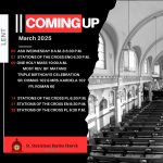 Coming up March 2025